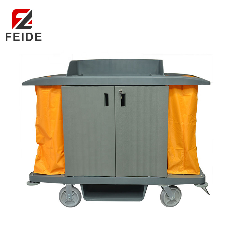 MSC-01-D-L多功能客房大型帶門服務手推車