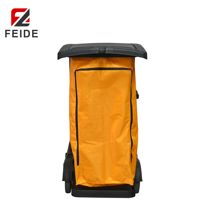 LSC-02-D豪華型多功能雙袋清潔服務(wù)車(chē)帶蓋