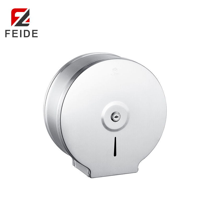 SPD-02 304不銹鋼中心鎖壁掛式大卷紙巾盒