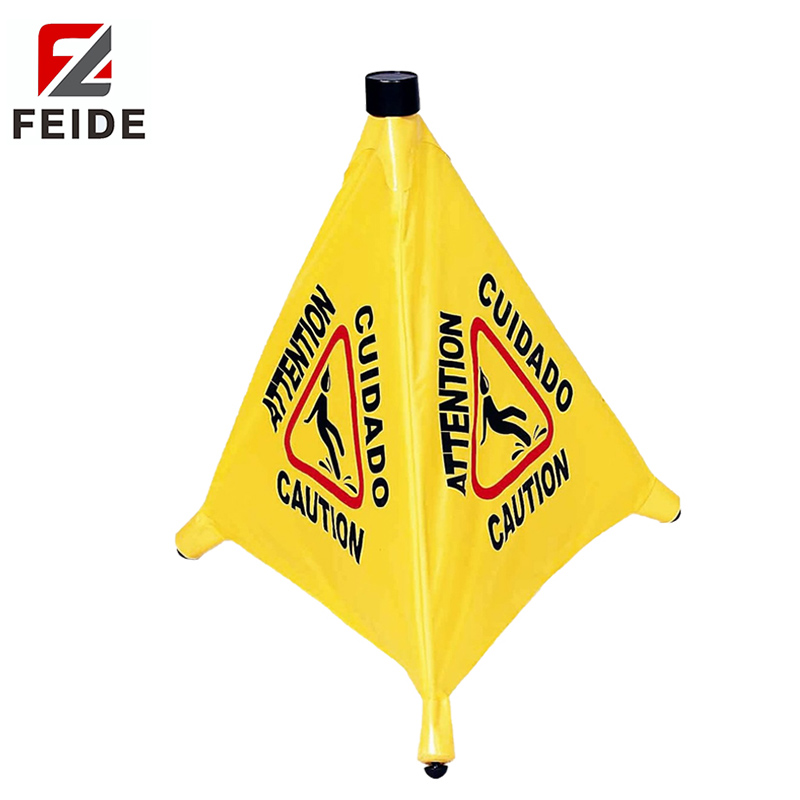 CS-09 4面彈出型可折疊尼龍布警告指示牌