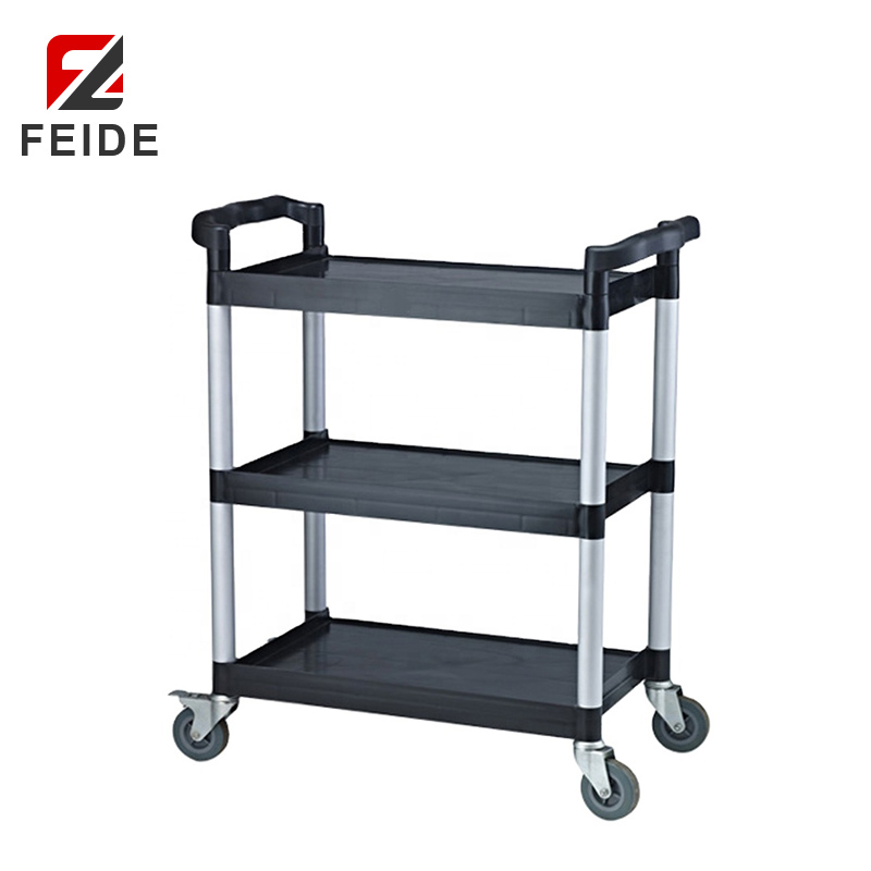 JC-01-S圓形鋼柱三層小餐車