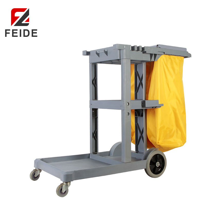 SC-01-C多功能清潔手推車有蓋