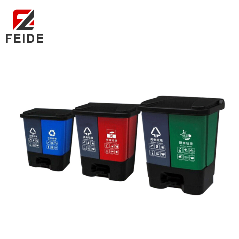 PDB-04 腳踏垃圾分類回收箱